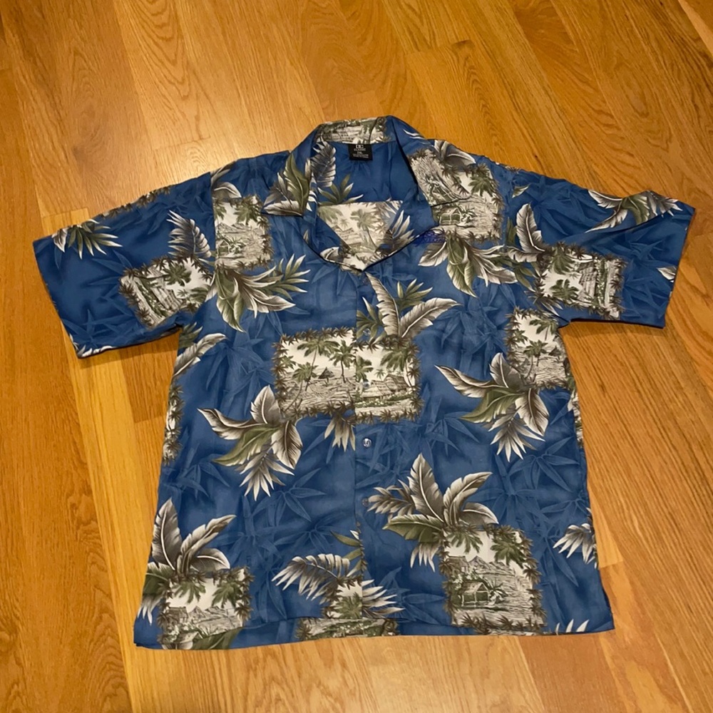 DC Classic Los Vegas Hawaiian Shirt 2XL Blue